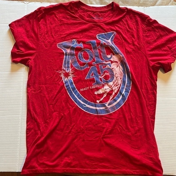 EUC throw back 90s Gap-colt 45-large, red tee. authentic collection licensed T - Picture 1 of 9